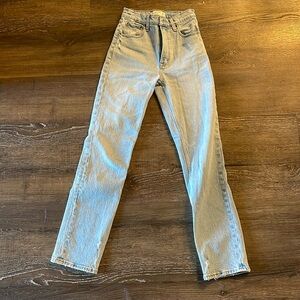 Abercrombie ultra  high rise straight jeans
